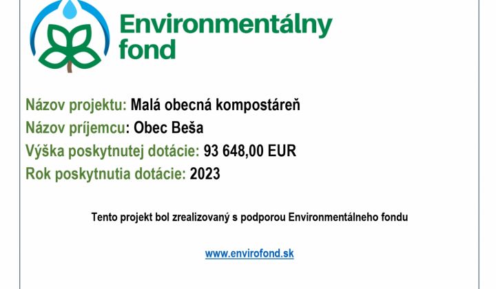  Malá obecná kompostáreň